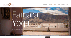 Desktop Screenshot of famarayoga.com